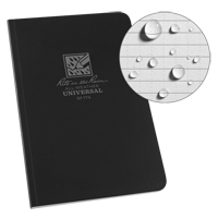 Field-Flex Bound Book, Soft Cover, Black, 128 Pages, 4-5/8" W x 7-1/4" L Les Distributions ICE