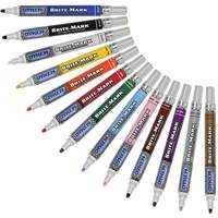 Marqueur &agrave; peinture moyen Brite-Mark, Liquide, Blanc Les Distributions ICE