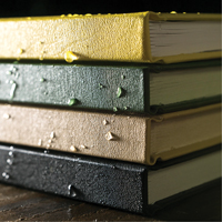 Bound Book, Hard Cover, Yellow, 160 Pages, 4-5/8" W x 7-1/4" L Les Distributions ICE