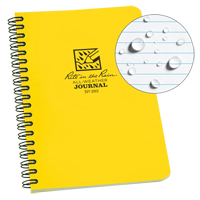 Side-Spiral Notebook, Soft Cover, Yellow, 64 Pages, 4-5/8" W x 7" L Les Distributions ICE