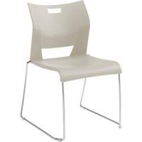 Duet Armless Training Chair, Plastic, 33-1/4" High, 350 lbs. Capacity, White Les Distributions ICE