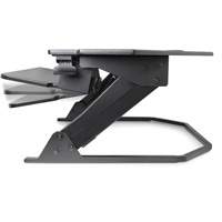 Poste de travail assise/debout pour bureau de coin Goya, Mod&egrave;le de bureau, 20" h x 42" la x 37-4/5" p, Noir Les Distributions ICE
