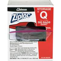 Sacs d'entreposage alimentaire &agrave; double fermeture &agrave; glissi&egrave;re de Ziploc Les Distributions ICE