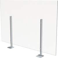 Surface Mount Sneeze Guard, 36" W x 36" H Les Distributions ICE