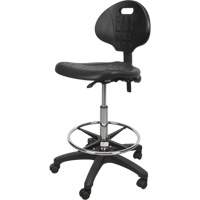 Heavy-Duty Ergonomic Stool, Mobile, Adjustable Height, 250 lbs. Capacity Les Distributions ICE