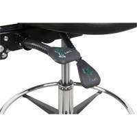 Heavy-Duty Ergonomic Stool, Mobile, Adjustable Height, 250 lbs. Capacity Les Distributions ICE