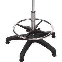 Heavy-Duty Ergonomic Stool with Adjustable Arm Rests, Stationary, Adjustable Height, 250 lbs. Capacity Les Distributions ICE