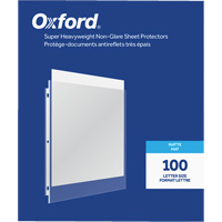 Oxford&reg; Heavyweight Non-Glare Sheet Protectors Les Distributions ICE