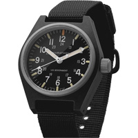 General Purpose Quartz with MaraGlo Watch, Analog, Battery Operated, 0.6" W x 1.3" D x 0.4" H, Black Les Distributions ICE
