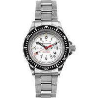 Arctic Edition Large Diver's Automatic GSAR Watch with Stainless Steel Bracelet, Digital, Battery Operated, 41 mm, Silver Les Distributions ICE