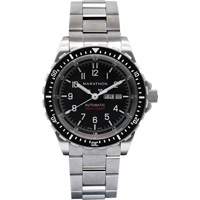Jumbo Day/Date Automatic Watch with Stainless Steel Bracelet, Digital, Battery Operated, 46 mm, Silver Les Distributions ICE