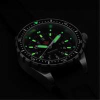 Red Maple Jumbo Diver's Quartz Watch, Digital, Battery Operated, 46 mm, Black Les Distributions ICE