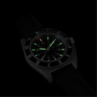 Steel Navigator Watch on 3-Piece Rubber Strap Kit, Digital, Battery Operated, 41 mm, Black Les Distributions ICE