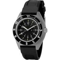 Steel Navigator Watch on 3-Piece Rubber Strap Kit, Digital, Battery Operated, 41 mm, Black Les Distributions ICE