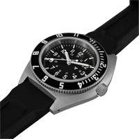 Steel Navigator Watch on 3-Piece Rubber Strap Kit, Digital, Battery Operated, 41 mm, Black Les Distributions ICE