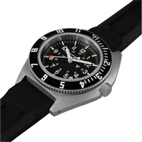 Steel Navigator with Date on Black 3-Piece Rubber Strap Kit, Digital, Battery Operated, 41 mm, Black Les Distributions ICE