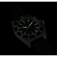 Steel Navigator with Date on Black 3-Piece Rubber Strap Kit, Digital, Battery Operated, 41 mm, Black Les Distributions ICE