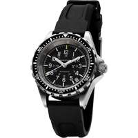 Steel Navigator with Date on Black 3-Piece Rubber Strap Kit, Digital, Battery Operated, 36 mm, Black Les Distributions ICE