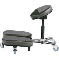 STAG4 Adjustable Kneeling Chair, Vinyl, Black/Grey Les Distributions ICE