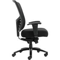 Chaise &agrave; dossier haut avec m&eacute;canisme &agrave; basculement synchronis&eacute; robuste Raven 400, Mailles, Noir, Capacit&eacute; 400 lb Les Distributions ICE