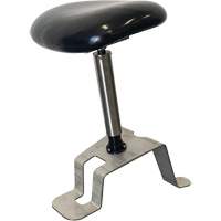TA200 Sit-Stand Stool, Vinyl, Black, 280 lbs. Capacity Les Distributions ICE