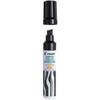 Marqueur permanent rechargeable Super Color, Noir, Pointe Ciseau Les Distributions ICE