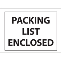 Packing List Envelopes, 4" L x 5" W, Backloading Style Les Distributions ICE