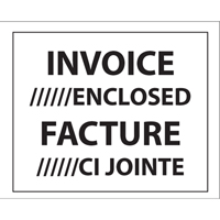 Packing List Envelopes, 4" L x 5" W, Backloading Style Les Distributions ICE