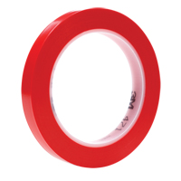 Ruban en vinyle 471, 12 mm (1/2") la x 32,9 m (108') lo, 5,3 mils, Rouge Les Distributions ICE