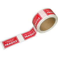 Rubans avec messages pr&eacute;-imprim&eacute;s, 1-7/8" la, Blanc/rouge Les Distributions ICE