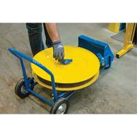 Distributeur de feuillards, Feuillard Polyester/Acier/Polypropyl&egrave;ne, Dia de noyau 16"/8", largeur de rouleau 3"/8"/6" Les Distributions ICE