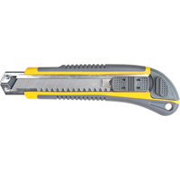 Couteau ATK100, 18 mm, Acier au carbone, Prise en Caoutchouc Les Distributions ICE