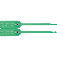 Gemini&reg; Tote Seals, 7-1/4", Plastic, Pull-Through Les Distributions ICE