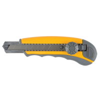 Couteau ATK900, 18 mm, Acier au carbone, Robuste, Prise en Plastique Les Distributions ICE