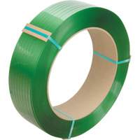 Feuillard, Polyester, 1/2" la x 6315' lo, Vert, Calibre Manuel Les Distributions ICE