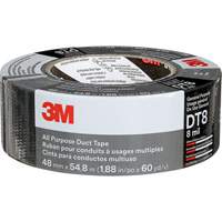Ruban adh&eacute;sif tout usage DT8, 8 mils, Noir, 48 mm (2") x 55 m (180') Les Distributions ICE