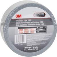 Ruban pour conduit &eacute;conomique 1900, 5,8 mils, Argent, 48 mm (2") x 5,7 m (18,7') Les Distributions ICE