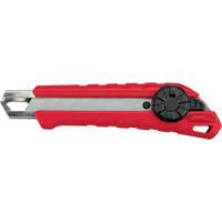 Snap-Off Knife, 18 mm, Carbide, Rubber/Polypropylene Handle Les Distributions ICE