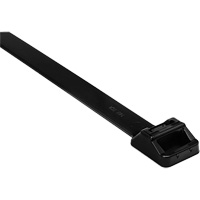 Collier de serrage gros calibre, Longueur 20", R&eacute;sistance &agrave; la traction 250 lb, Noir Les Distributions ICE