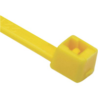 Attaches de c&acirc;bles s&eacute;rie T, Longueur 8", R&eacute;sistance &agrave; la traction 50 lb, Jaune Les Distributions ICE