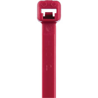 Attaches de c&acirc;bles s&eacute;rie T, Longueur 8", R&eacute;sistance &agrave; la traction 50 lb, Rouge Les Distributions ICE