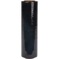 Stretch Wrap, 80 Gauge (20.3 micrometers), 18" x 1500', Opaque Black Les Distributions ICE