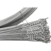 Baling Wire, Galvanized, 13-1/2' L, 13 ga. Les Distributions ICE