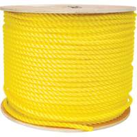 Corde jaune tress&eacute;e 3/8", Polypropyl&egrave;ne, 630' Les Distributions ICE