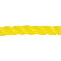 Corde jaune tress&eacute;e 1/2", Polypropyl&egrave;ne, 335' Les Distributions ICE