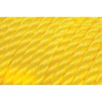Corde jaune tress&eacute;e 1/2", Polypropyl&egrave;ne, 335' Les Distributions ICE