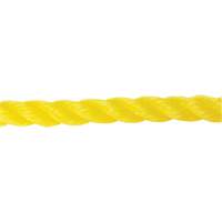 Corde jaune tress&eacute;e 5/8", Polypropyl&egrave;ne, 200' Les Distributions ICE