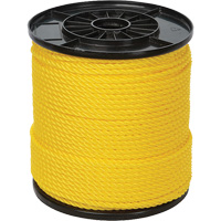 Corde torsad&eacute;e jaune &agrave; trois brins 1/4", Polypropyl&egrave;ne, 550' Les Distributions ICE