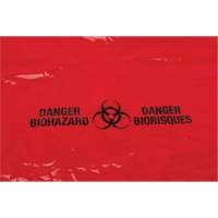 Waste Bags, Bio-Hazard, 38" L x 30" W, 2 mils Les Distributions ICE