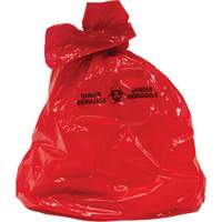 Waste Bags, Bio-Hazard, 50" L x 37" W, 2 mils Les Distributions ICE
